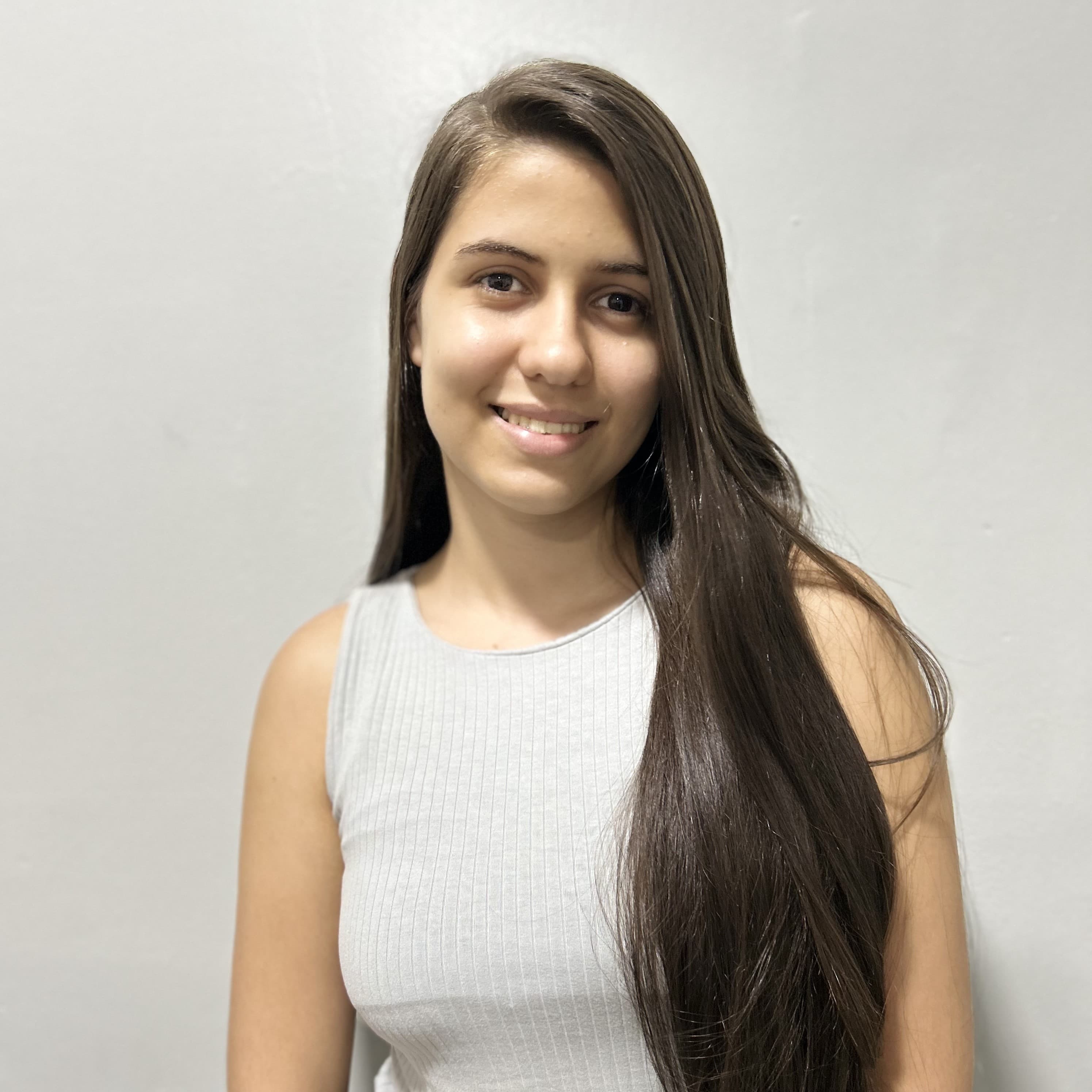 Estudante Adrielle Marques, 19 anos